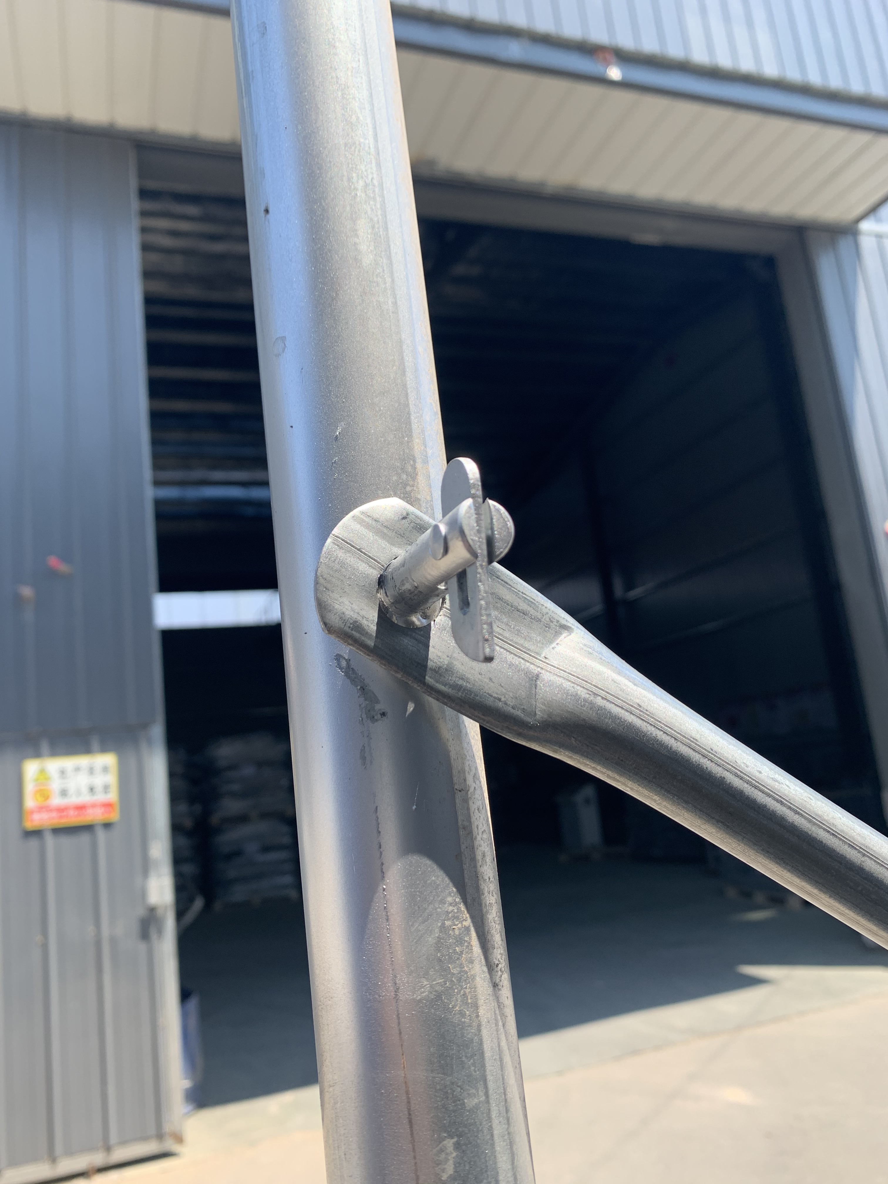 Pre-galvanized H Ladder Frame Main Frame Scaffolding Cross Brace