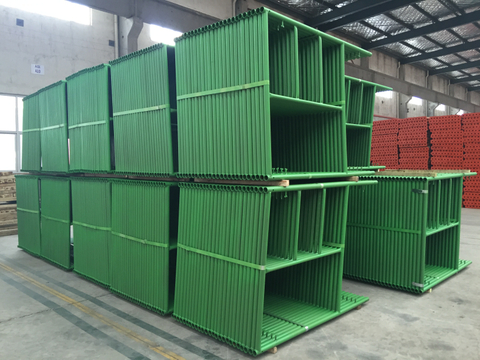 Q195 Steel Galvanized Heavy Duty H Frame Scaffolding
