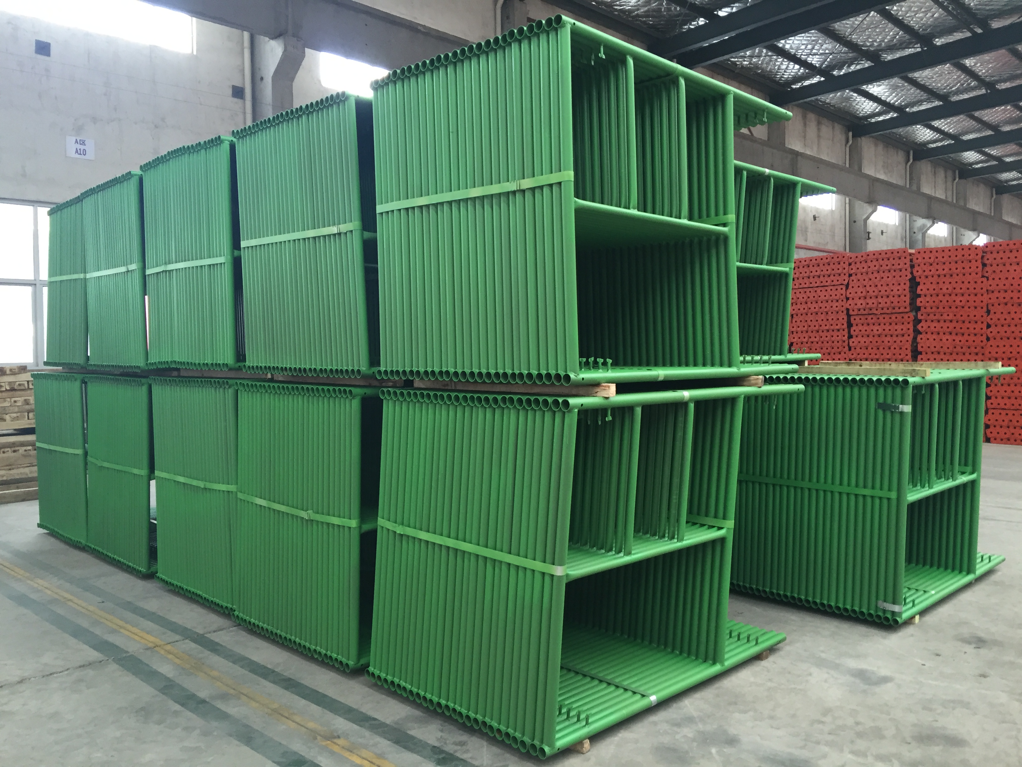 High Tensile Factory Price Andamios Tubulares 5x5 Ladder Frame Scaffolding