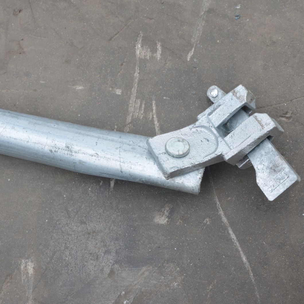 Ringlock Scaffolding Diagonal Brace Andamio Multidireccional Diagonales Para Construccion
