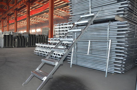 Galvanized Scaffolding Step Ladder Steel Staircase