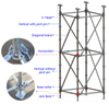 High Capacity Q355B Ringlock Scaffolding Vertical Standard