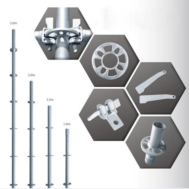 Construction Material Galvanized Steel Ringlock Scaffolding