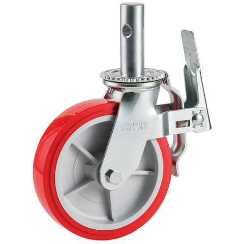 8" Cast-Iron Scaffolding Caster Wheel