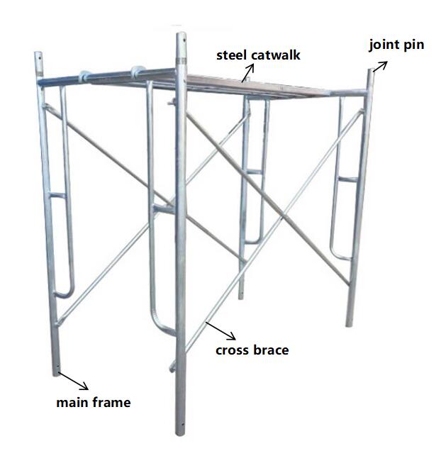 Factory Supply Walk-thru Scaffold Frame Main Frame Scaffolding