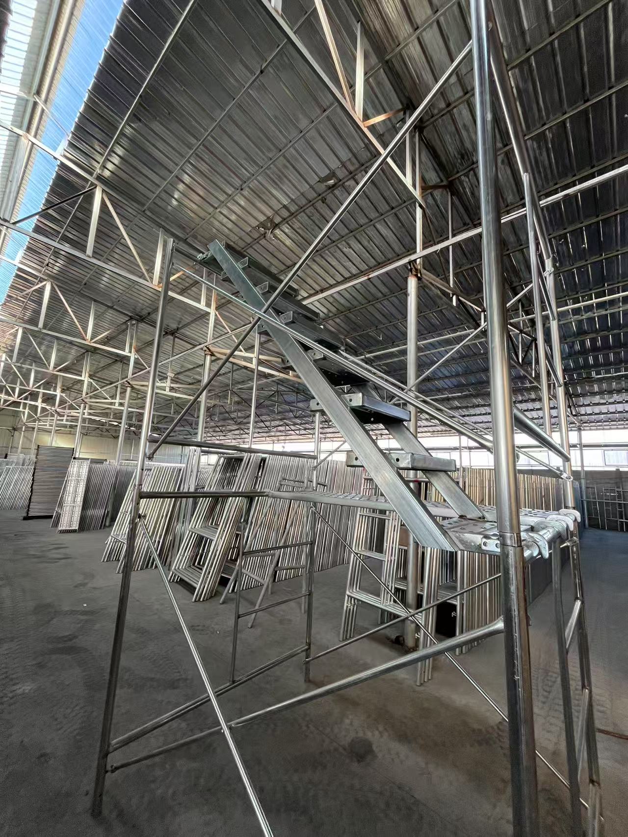 Steel Frame Scaffold with Stair 