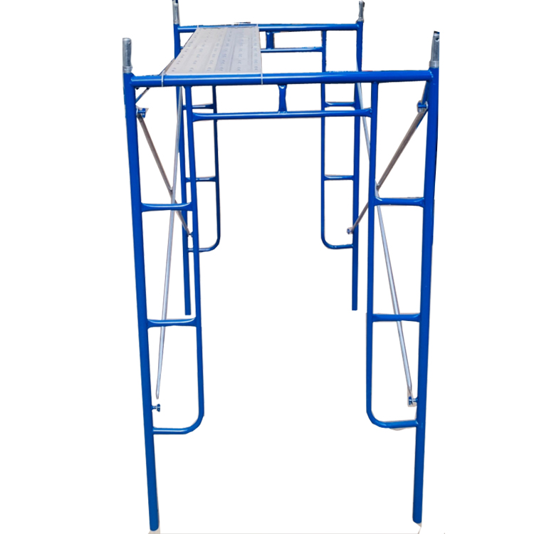 Frame scaffold guard rails 