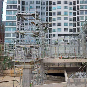 Steel Ringlock Scaffolding Platform Used for Cement Injection And Shoring Support System