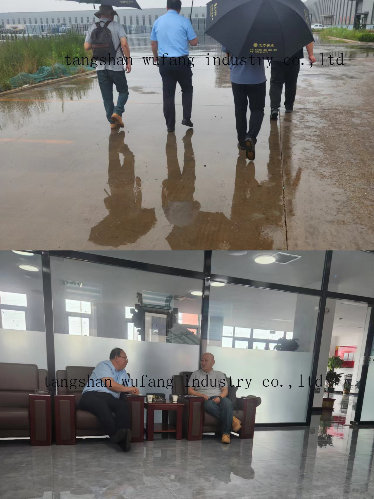 Russian client entrust a third party inspection agency to our ringlcok scaffold factory inspection