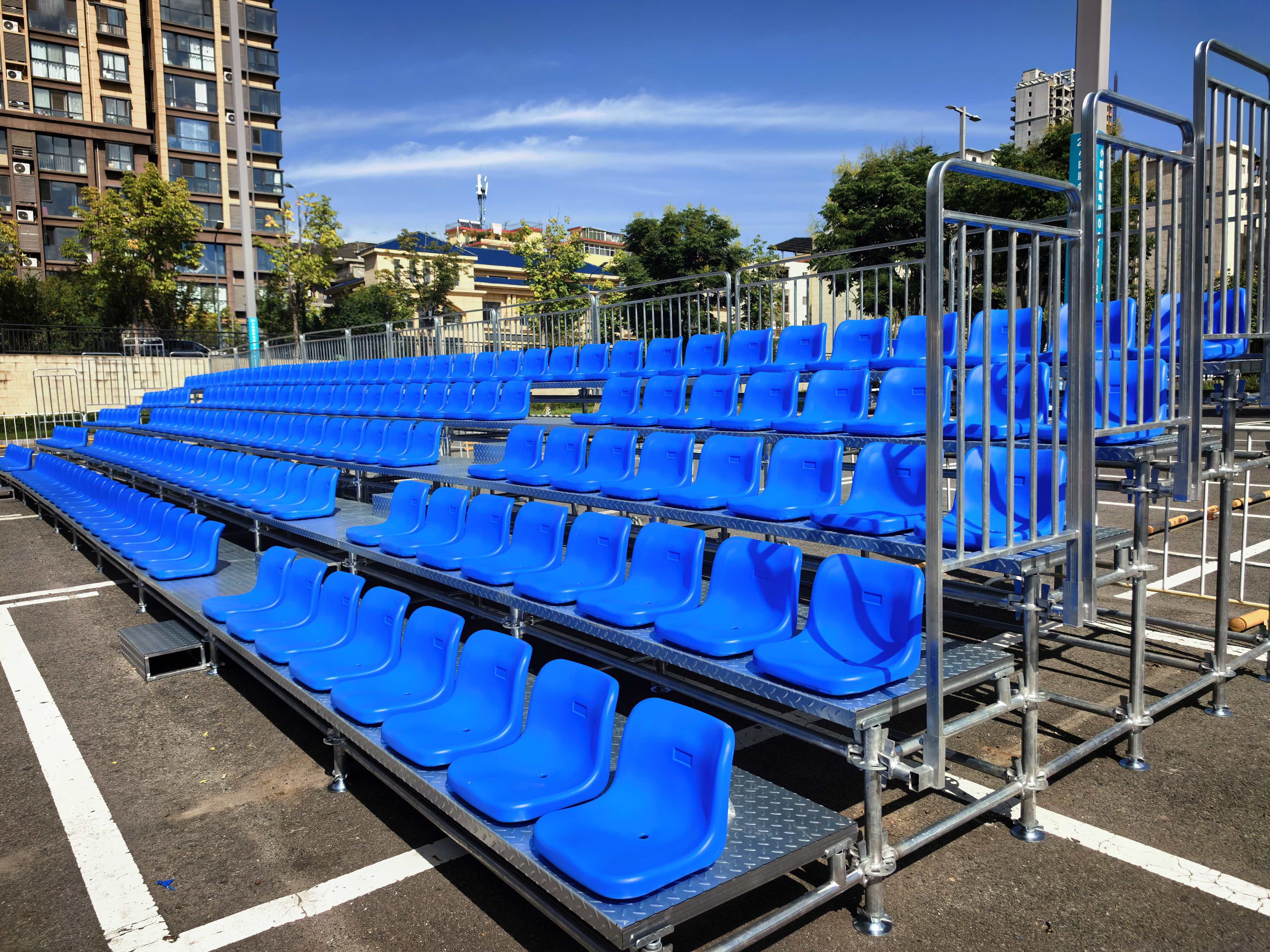 Steel Andamio All Round Ringlock Scaffoding Used for Andamio Safe Access Temporary Audience Stand Grandstand Construction Structure 