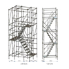 Steel Ringlock Scaffolding Platform Used for Cement Injection And Shoring Support System