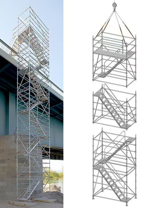 Access Scaffolding System /scaffolding Stairway Tower/ Scaffolding Stair Tower 