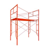 Frame scaffold guard rails 