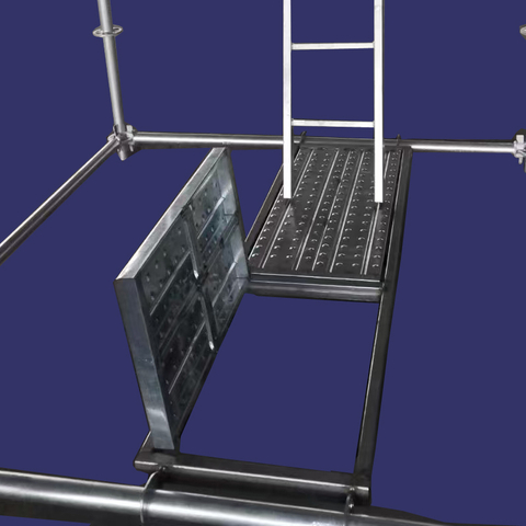 Steel catwalk platform with window &ladder for ringlock scaffold system 