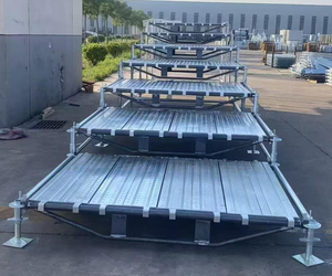 Steel Andamio All Round Ringlock Scaffoding Used for Andamio Safe Access Temporary Audience Stand Grandstand Construction Structure 