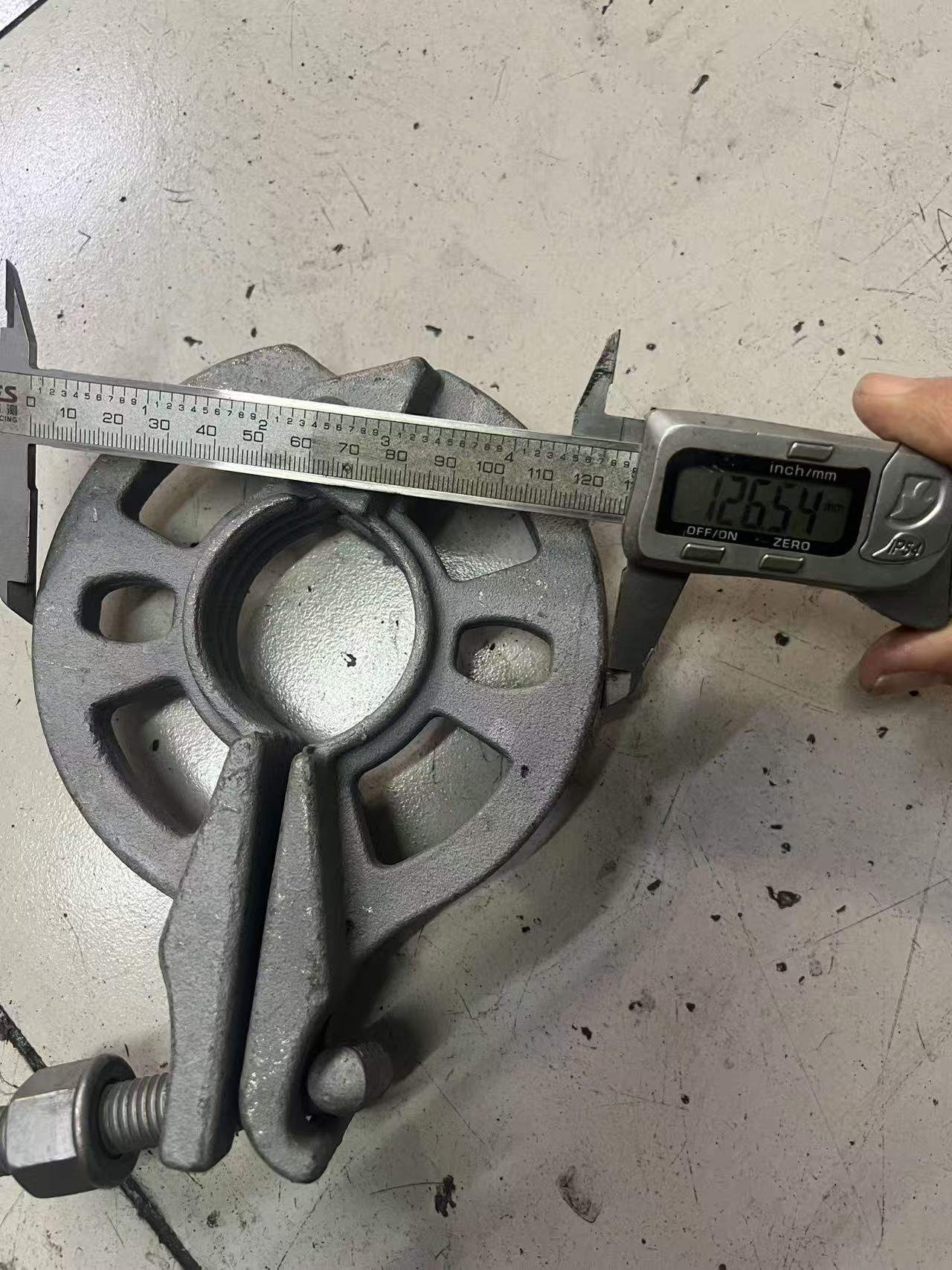 Scaffolding Rosette Head Or Disc-coupler Or Ringlock Swivel Adaptor Coupler