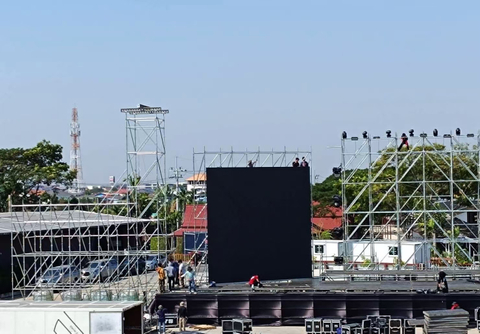 Heavy Duty Steel Ring Lock Allround Scaffolding for Speaking Event Performance 