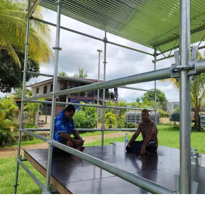 Hot Dip Galvanized Andamios Layher Ringlock Scaffolding Heavy Duty Concert Stage Lighting Tower Scaffold 