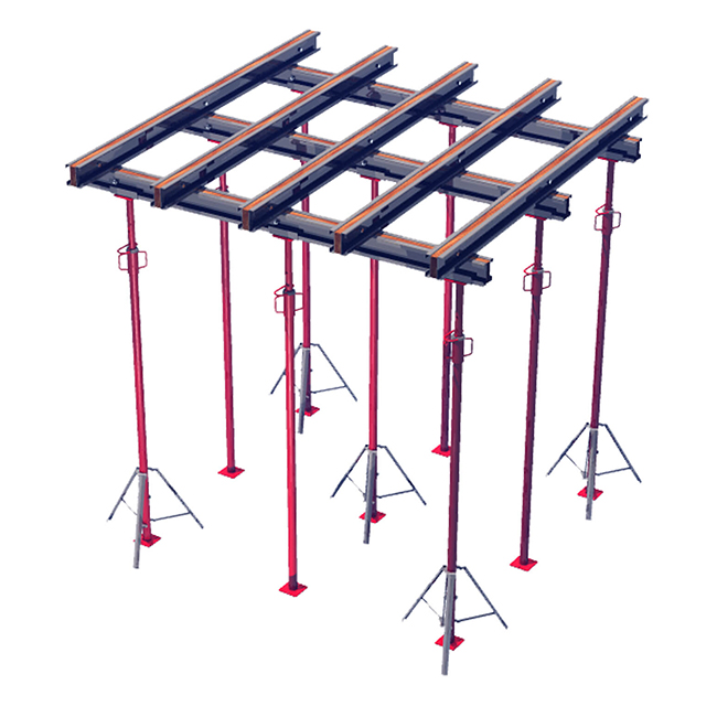Construction support adjustable steel prop