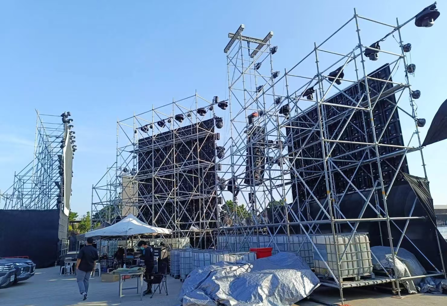 Heavy Duty Steel Ring Lock Allround Scaffolding for Speaking Event Performance 