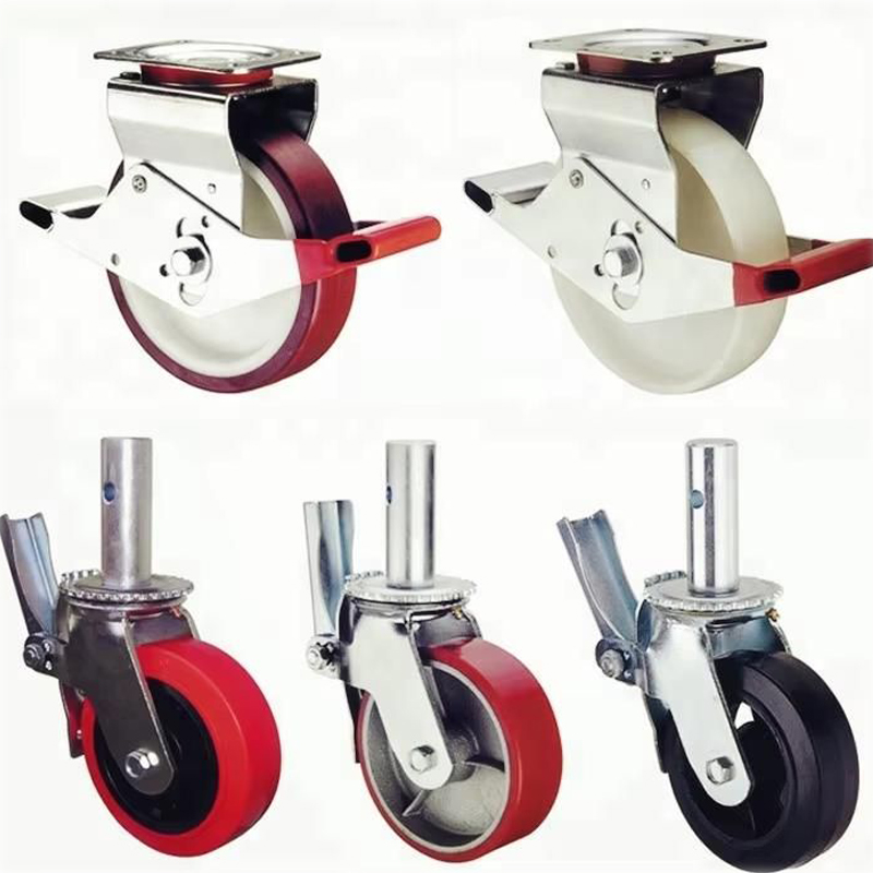  Scaffolding Mobile Caster Wheels for Frame Scaffolding Tower