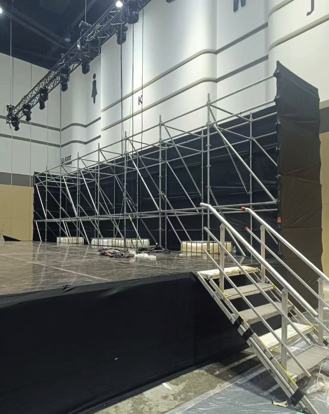 Heavy Duty Steel Ring Lock Allround Scaffolding for Speaking Event Performance 